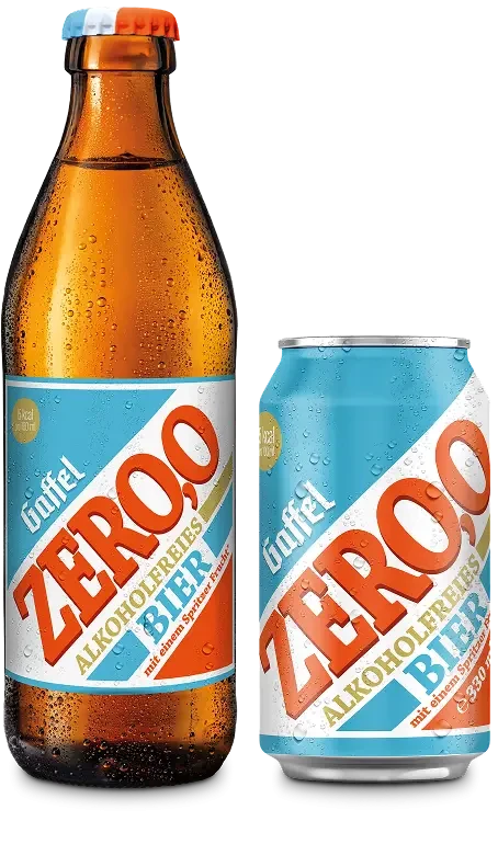 Gaffel - 111x Gaffel ZERO, O SIXPACK mit 2 Gläsern