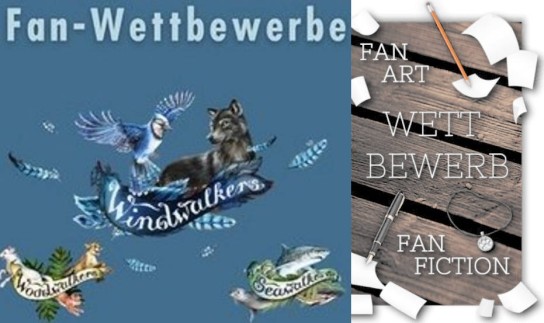 Katja Brandis - FanArt- & FanFiction-Wettbewerb (Kinder und Jugendliche): Woodwalkers- / Seawalkers- / Khyona-Überraschungsboxen + Danksagung im nächsten Band, Fan-Ketten, Notizblöcke, Filmposter oder signierte Romane