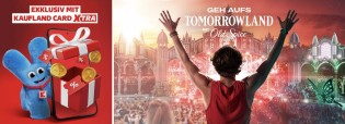 Kaufland - Ein Camp2Camp-Ticket-Package mit Zelt für zwei Personen für das Tomorrowland-Festival in Boom, Belgien, vom 23. bis 26. Juli 2026 sowie 15 x 1 Produktpaket