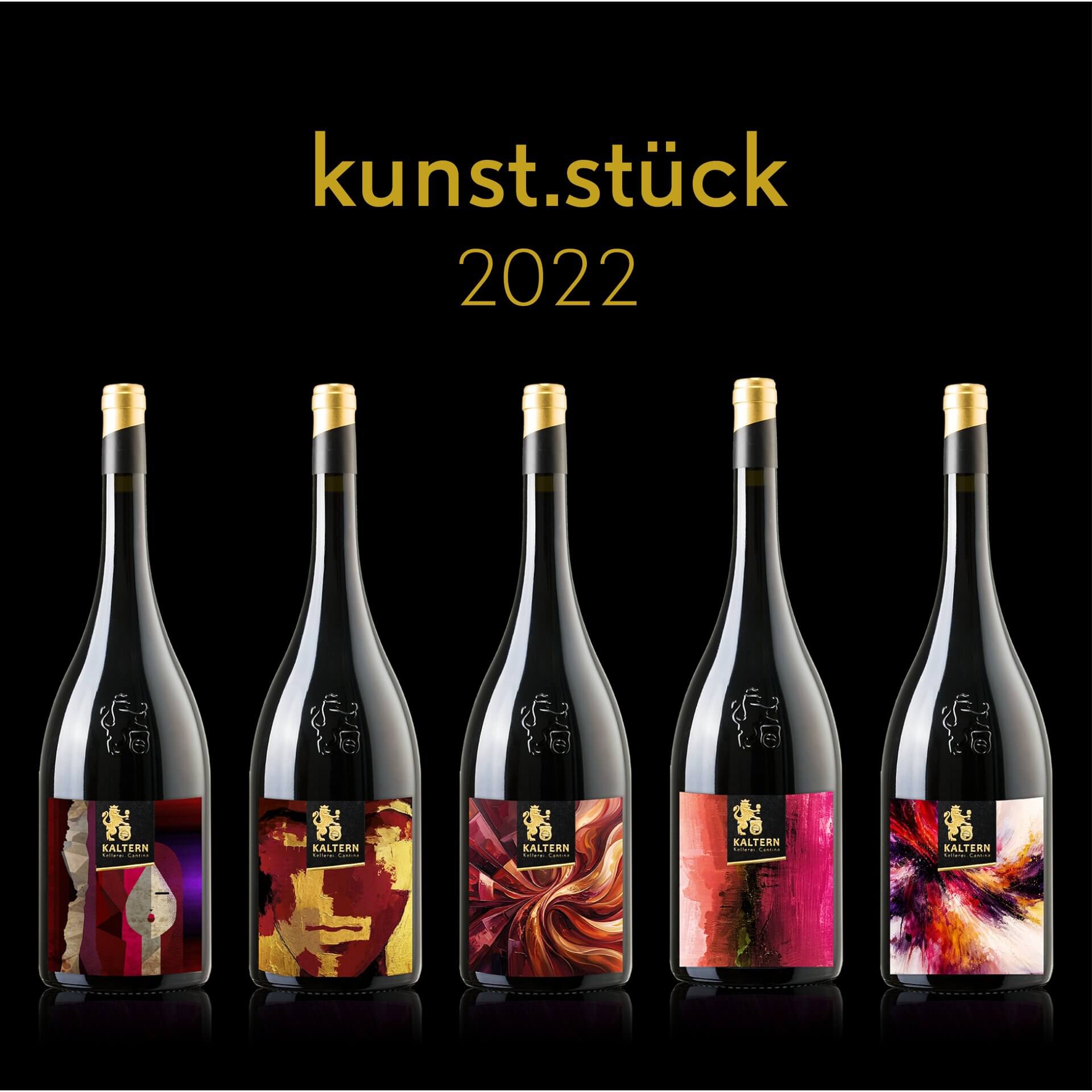 Kellerei Kaltern - 1 1 Flasche 1,5l kunst.stück Wein 2022 € 90,00 2 1 Flasche 1,5l kunst.stück Wein 2022 € 90,00 3 1 Flasche 1,5l kunst.stück Wein 2022 € 90,00