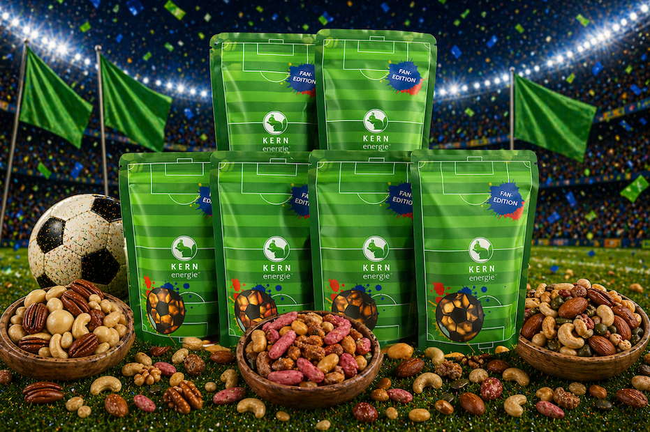 KERNenergie - 10x WM Nationen Bundle (6 Nuss-Mischungen im Fußball-Beutel)