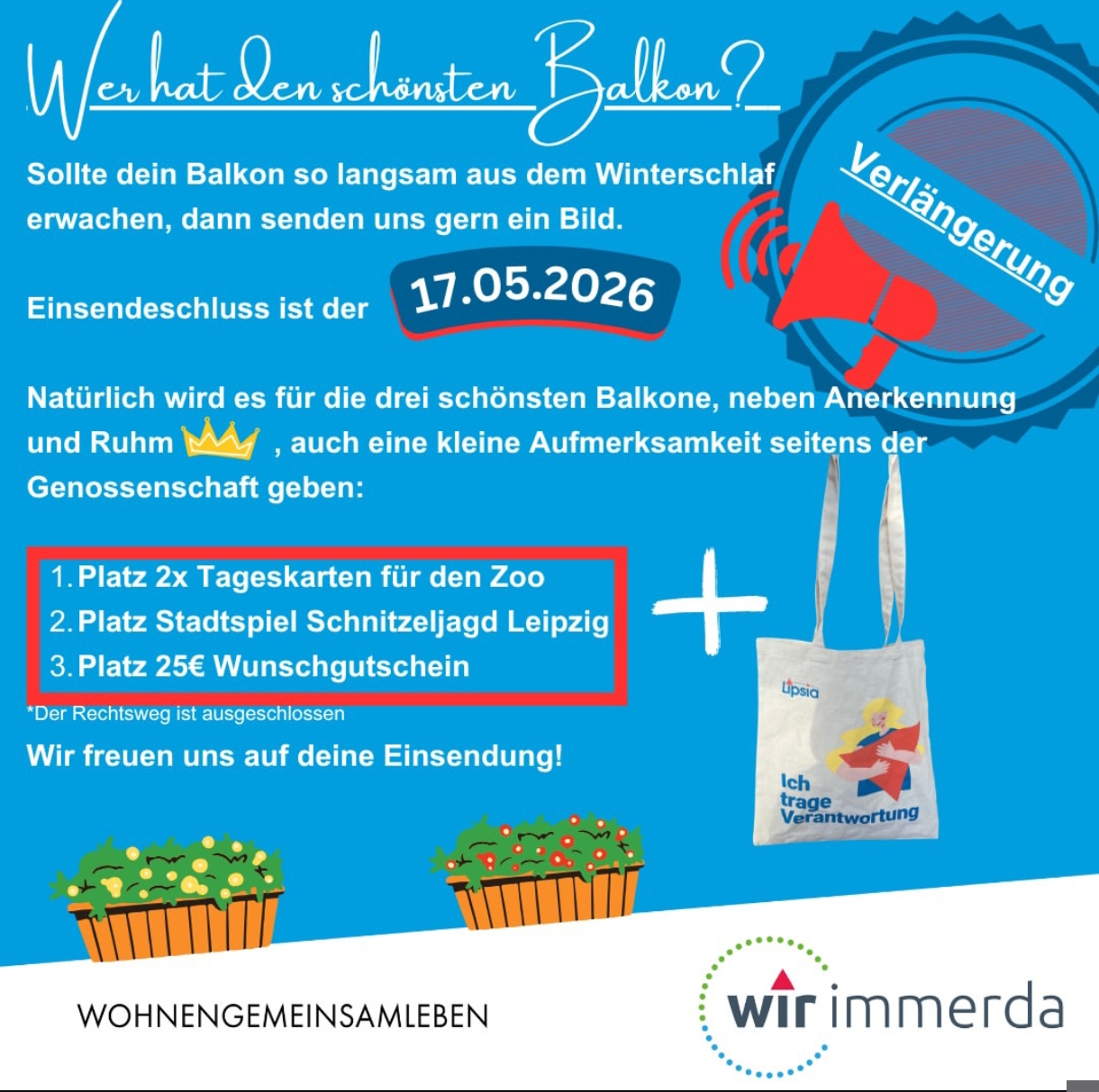 Lipsia - 2xTageskarten für den Zoo Leipzig / 1x Stadtspiel Schnitzeljagd Leipzig Innenstadt / 1x Wunschgutschein im Wert von 25€