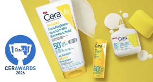 L'Oréal - zehn Cerave Invisible Feuchtigkeitsspendendes Sonnenschutz Fluid LSF 50 und CeraVe Invisible Sun Stick LSF 50 und CeraVe Invisible Feuchtigkeitsspendender Sonnenschutz LSF 50+
