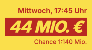 Lotto24: 44 Millionen im Jackpot bei 6aus49 - 3 Felder für 0,10 € statt 4,70 €