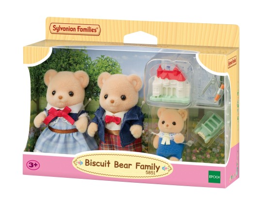 mainkind - 3x1 „Sylvanian Families Biscuit Bären Spielsets“ für Kinder ab 3 Jahren