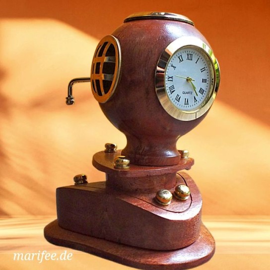 marifee - 1 x Exklusive Taucherhelm-Uhr mit Kompass3 x Schraubendreher-Präzision-Set, 16-teilig, Klarsicht-Box5 x Kreativbuch Holzspielzeug