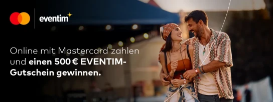 Mastercard - 500x1 EVENTIM-Gutschein im Wert von jeweils 500 €   (Produktkauf)