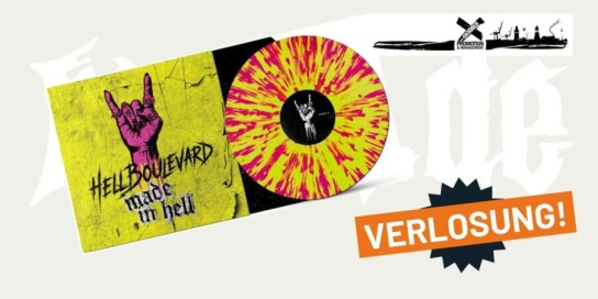 metal.de - 3 x superchice Exemplare der Splatter-Vinylversion von „Made In Hell“ von HELL BOULEVARD