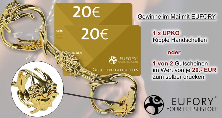 my-Lovetoy - 1 UPKO - Ripple Handschellen 2 Gutscheine von My Lovetoy