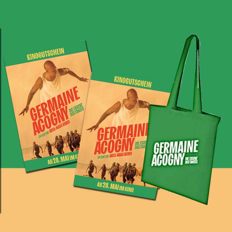 myofb - 2x Fanpakete, bestehend aus je 2x Freikarten + Jutebeutel zum Dokumentarfilm „Germaine Acogny“