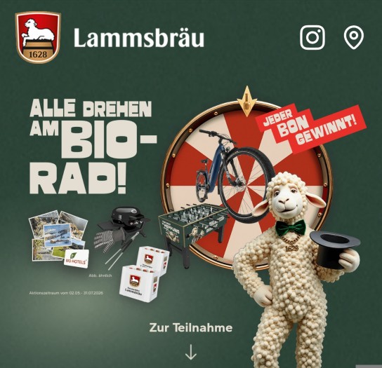 Neumarkter Lammsbräu - Verschiedene Sach- und Reisepreise, garantierte Rabatte