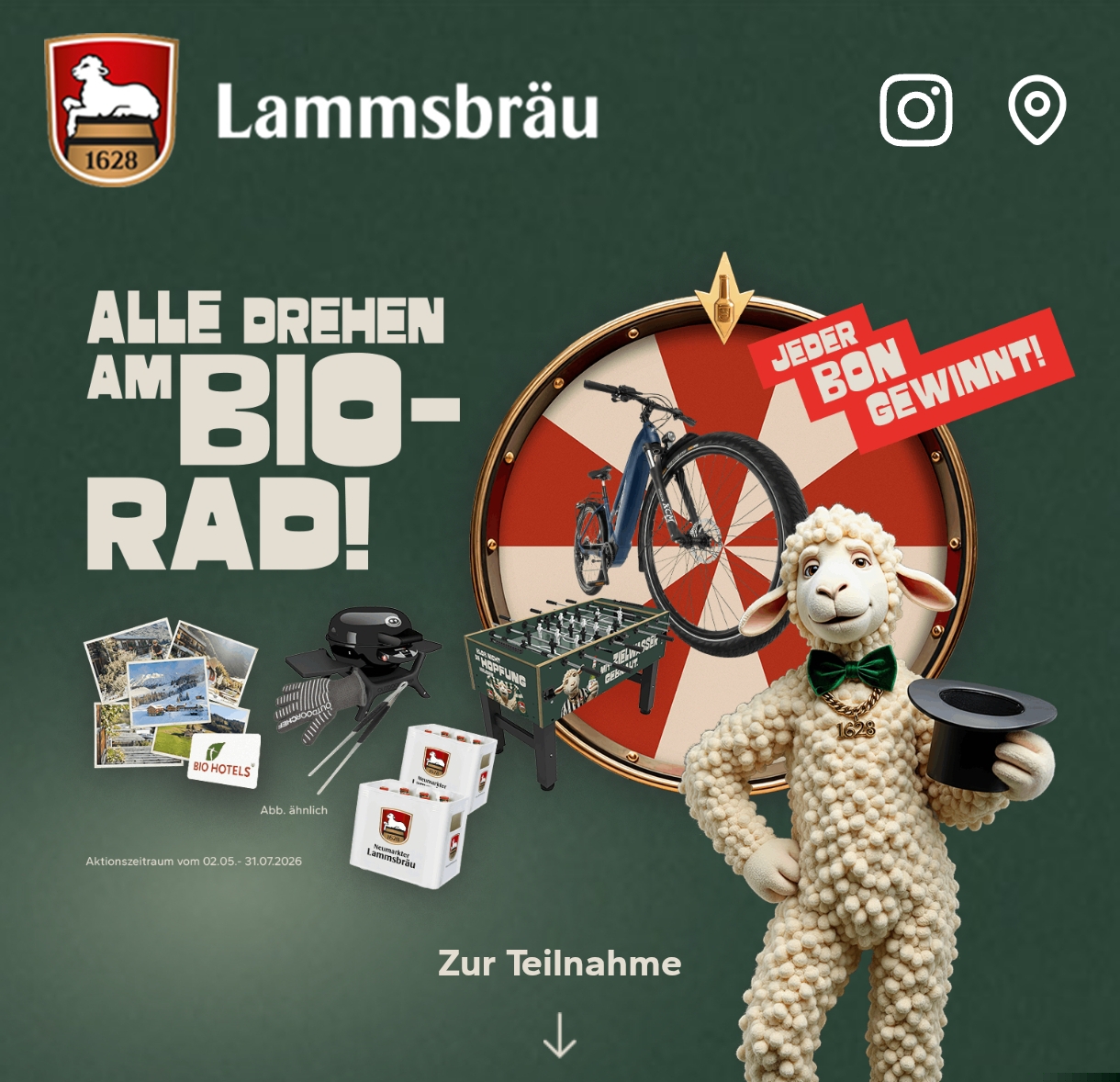 Neumarkter Lammsbräu - Verschiedene Sach- und Reisepreise, garantierte Rabatte