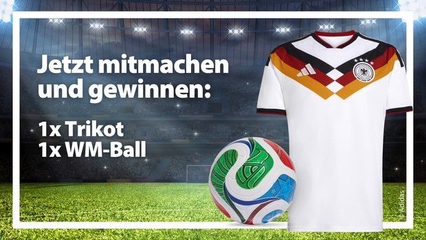 NV-Versicherungsvermittlung - Deutschland-Trikot 2026 und den offiziellen WM-Ball