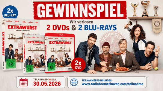 Radio Bremerhaven - 2 DVD´s und 2 Blu-ray´s des Films Extrawurst