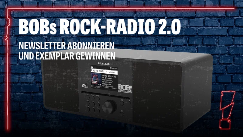 radiobob - BOBs ROCK-RADIO 2.0 - DAB+ - und UKW-Empfang, CD-Player, Bluetooth-Streaming