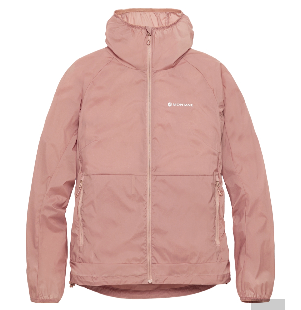 Runtimes - Einen windfesten Featherlite Hoodie von Montane im Wert von 145 € für Damen in der Farbe Pink Clay