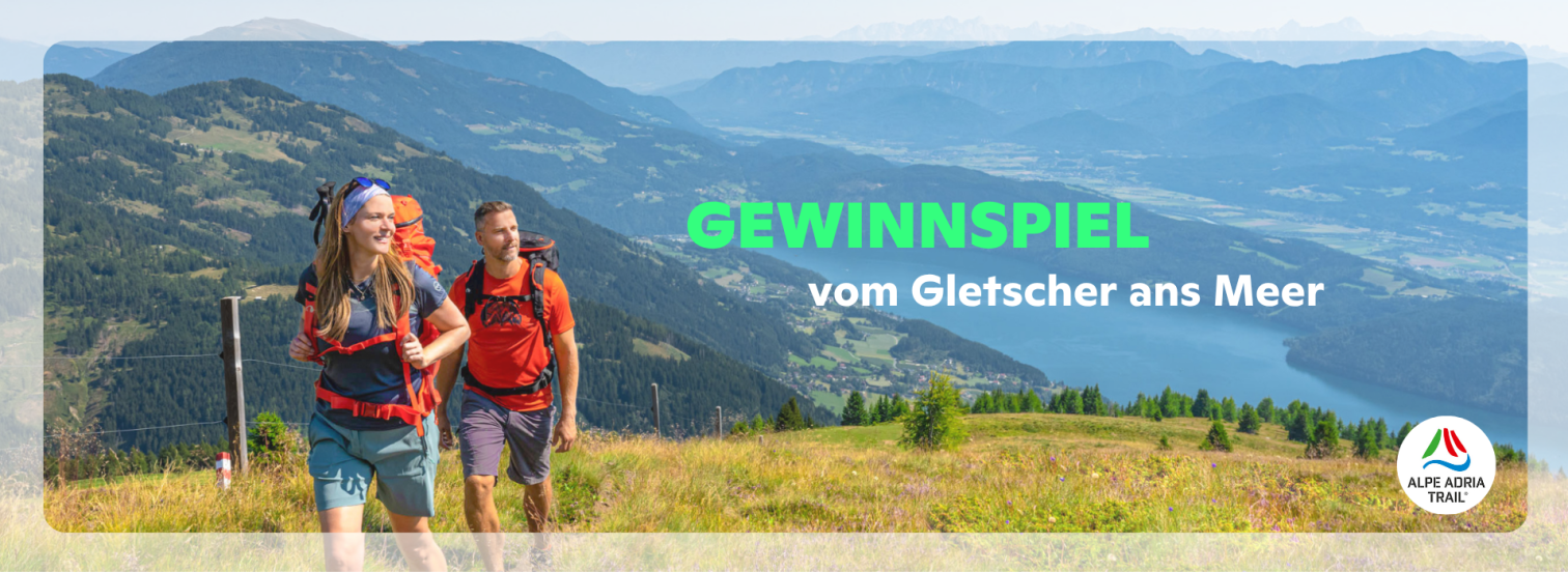 Schöffel-LOWA - Wanderurlaubspaket für den Alpe-Adria-Trail (Weitwandern) - 2 Personen mit 3 Übernachtungen, inkl. Frühstück, im Doppelzimmer in einem qualitätsgeprüften Partnerbetrieb