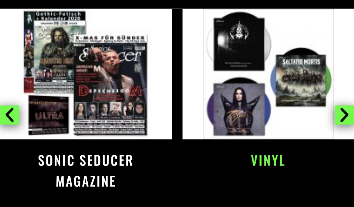 Sonic Seducer - Diverse DDS und Bücher