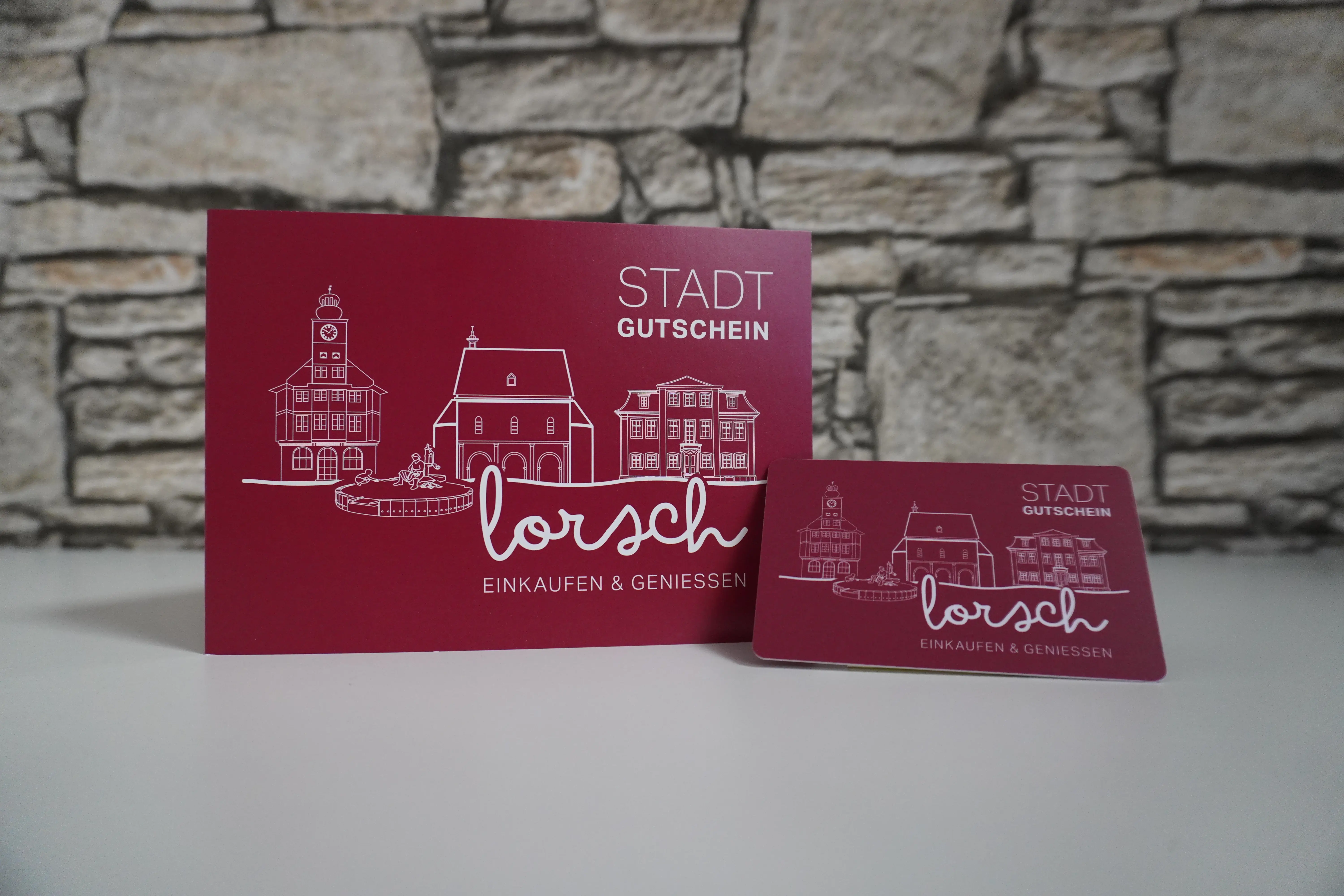 Stadt Lorsch - 3x1 Stadtgutschein für lokale Geschäfte in Lorsch zu je 100€ (Gästebefragung)