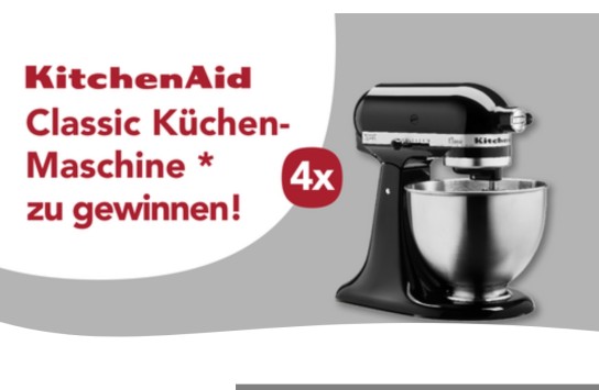 tegut - 4 x Küchenmaschine (Produktkauf)