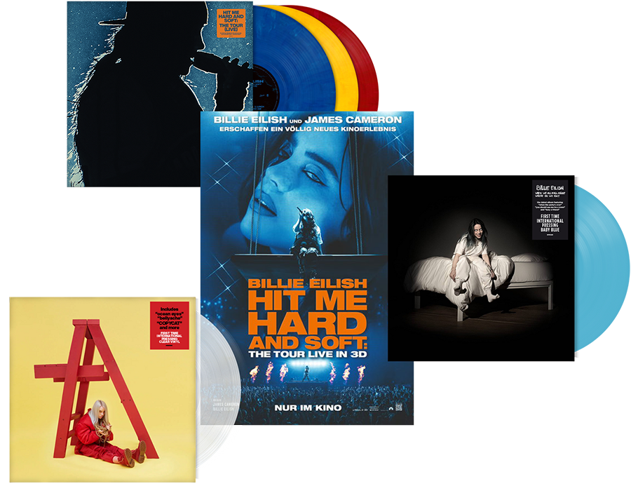 Universal Music - ein exklusives Vinyl-Paket inkl. limitierten & nummerierten Kinoposter zum Konzertfilm "HIT ME HARD AND SOFT: THE TOUR"