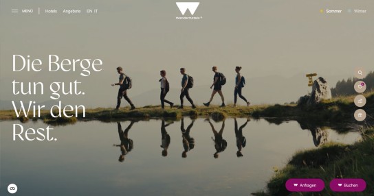 Wanderhotels - einen Wanderurlaub für 2 Nächte für 2 Personen inklusive Halbpension in einem ausgewählten Wanderhotel