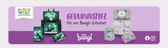 Agathas Welt - BAAGL Ergo Drache Schulset BAAGL Zippy Bunny Schulset