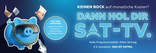 ASTRA - 5 x Je eine hochwertige Satellitenschüssel der Marke Kathrein und je einen HD+ IP-TV-Stick, 5 x Preis Je eine HD+ Verlängerung
