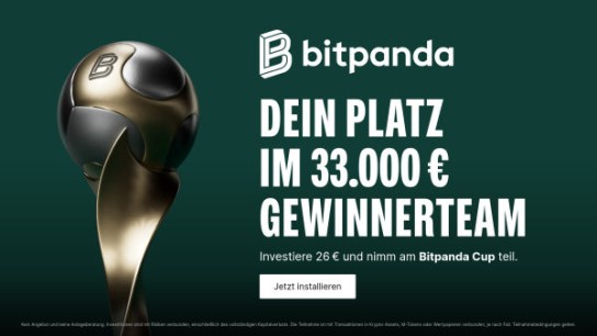 Bitpanda: Bis zu 3.000 € Cash gewinnen
