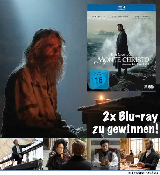 BLURAY-DISC - 2 x „Der Graf von Monte Christo (2024) - Die komplette Serie“ auf Blu-ray Disc