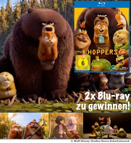 BLURAY-DISC - 2 x „Hoppers“ auf Blu-ray Disc