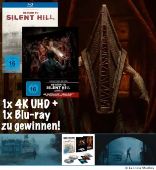 BLURAY-DISC - 2 x „Return to Silent Hill“ (1 x 4K Collector's Edition + 1 x Blu-ray)