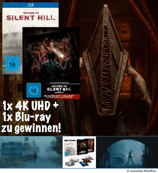 BLURAY-DISC - 2 x „Return to Silent Hill“ (1 x 4K Collector's Edition + 1 x Blu-ray)