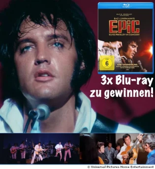 BLURAY-DISC - 3 x „EPiC: Elvis Presley in Concert“ auf Blu-ray Disc