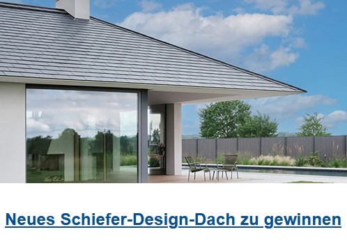 City-Post Zeitschriftenverlag (CPZ) - bau-welt: Zuschuss für eine UltraRechteck-Schieferdach-Deckung der Firma Rathscheck SCHIEFER bis zu 100 Quadratmeter Fläche in Höhe von bis zu 10.000 € (Neubau oder Sanierung)