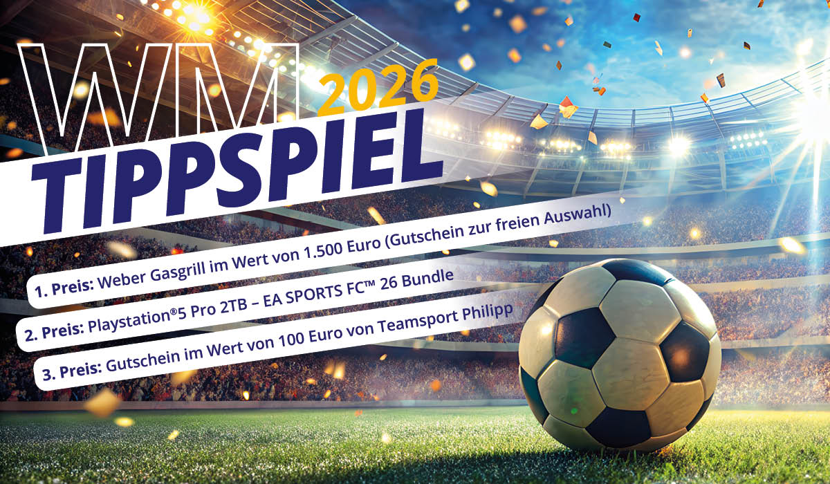 CityPower - Gutschein für Weber Gasgrill im Wert von 1.500 €,, Playstation®5 Pro 2TB, Teamsport Philipp Gutschein zu 100€