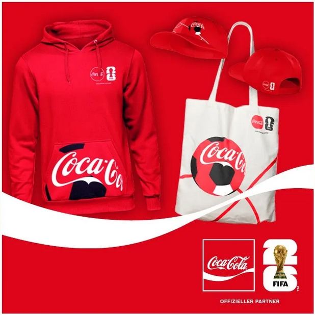 Coca-Cola - Exklusive Merchandise-Artikel zum FIFA World Cup 26 und weitere Preise (App nötig)