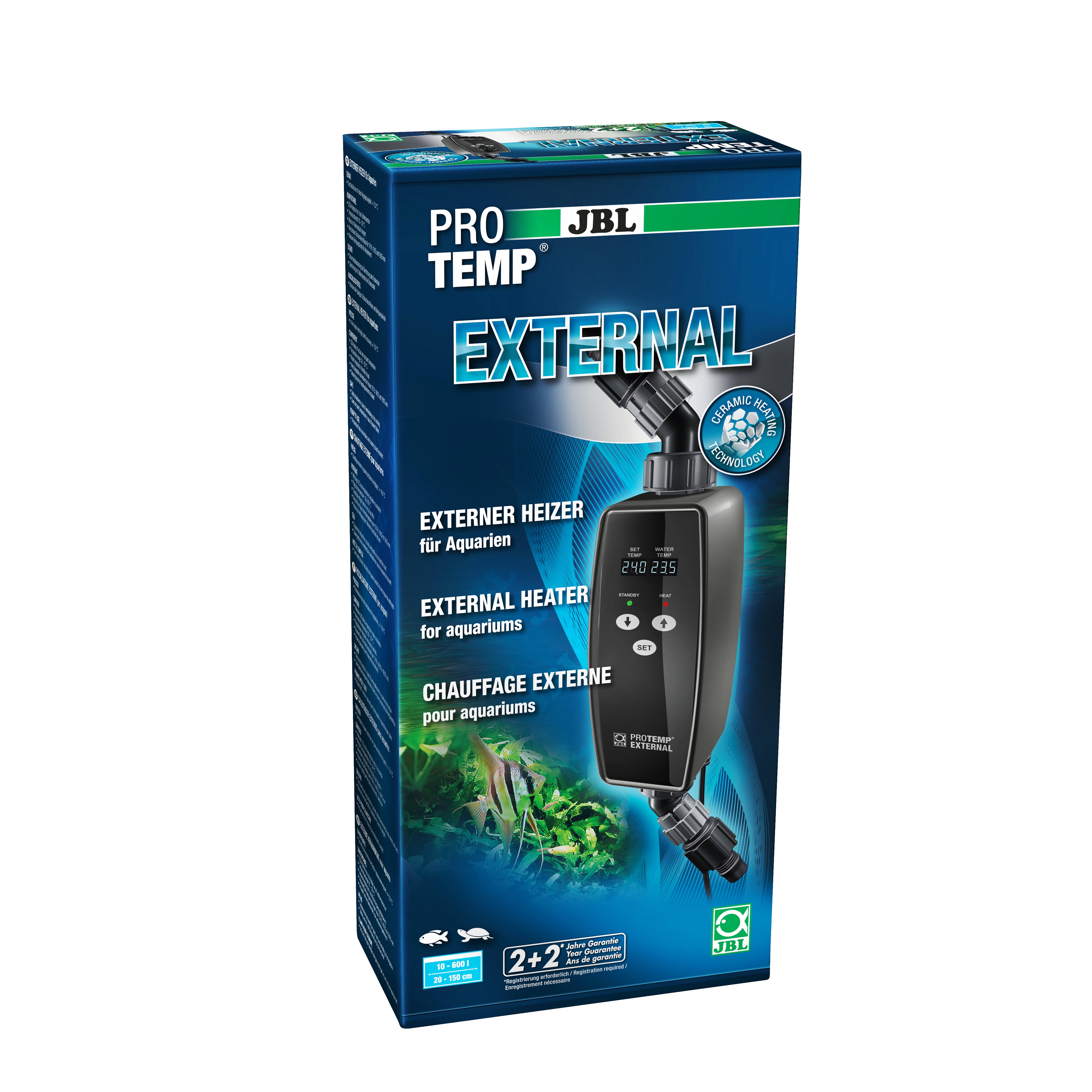 Dähne Verlag - 4 x JBL ProTemp External (Durchlaufheizer für Aquarien von 10-600 Liter)
