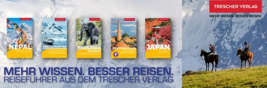 DIAMIR - Reiseführer nach Wahl aus dem Trescher Verlag