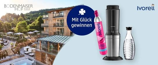 dm-drogerie markt - Einen Familienurlaub im Wellness- & Aktivhotel Bodenmaiser Hof**** Superior sowie 2 x 1 Ivorell Erfrischungspaket