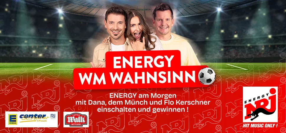 Energy NRJ - 65-Zoll Crystal UHD Smart-TV + Getränke und Snacks von EDEKA Schuler + einen Gutschein von der Metzgerei Walk für leckeres Grillgut