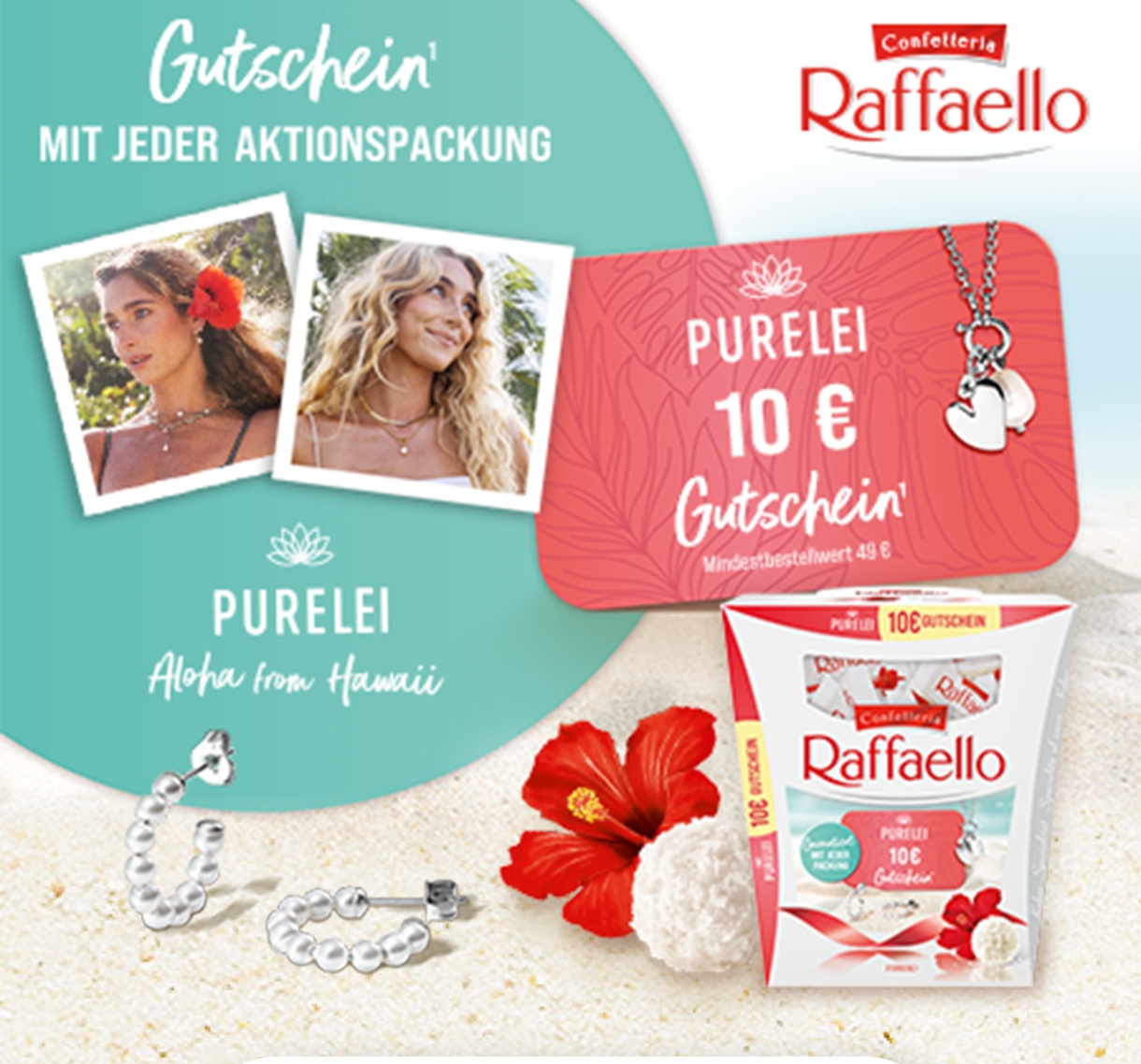 Ferrero - 1 von 10 Raffaello Produktpaketen inkl. Schmuck-Set von Purelei