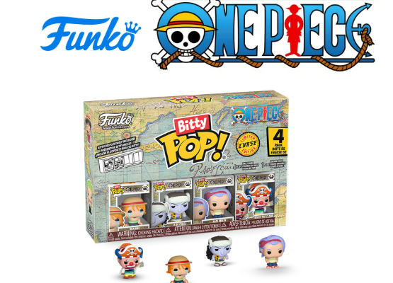 film-rezensionen - zu Manga One Piece — 7x1 Metch Kollektion mit 4 Mini-Figuren - Nami, Arlong, Nojiko und Buggy the Clown