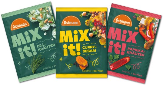 genussmaenner.de - zwei Produktpakete mit jeweils neun Mix it!-Sorten von Ostman