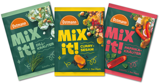 genussmaenner.de - zwei Produktpakete mit jeweils neun Mix it!-Sorten von Ostman
