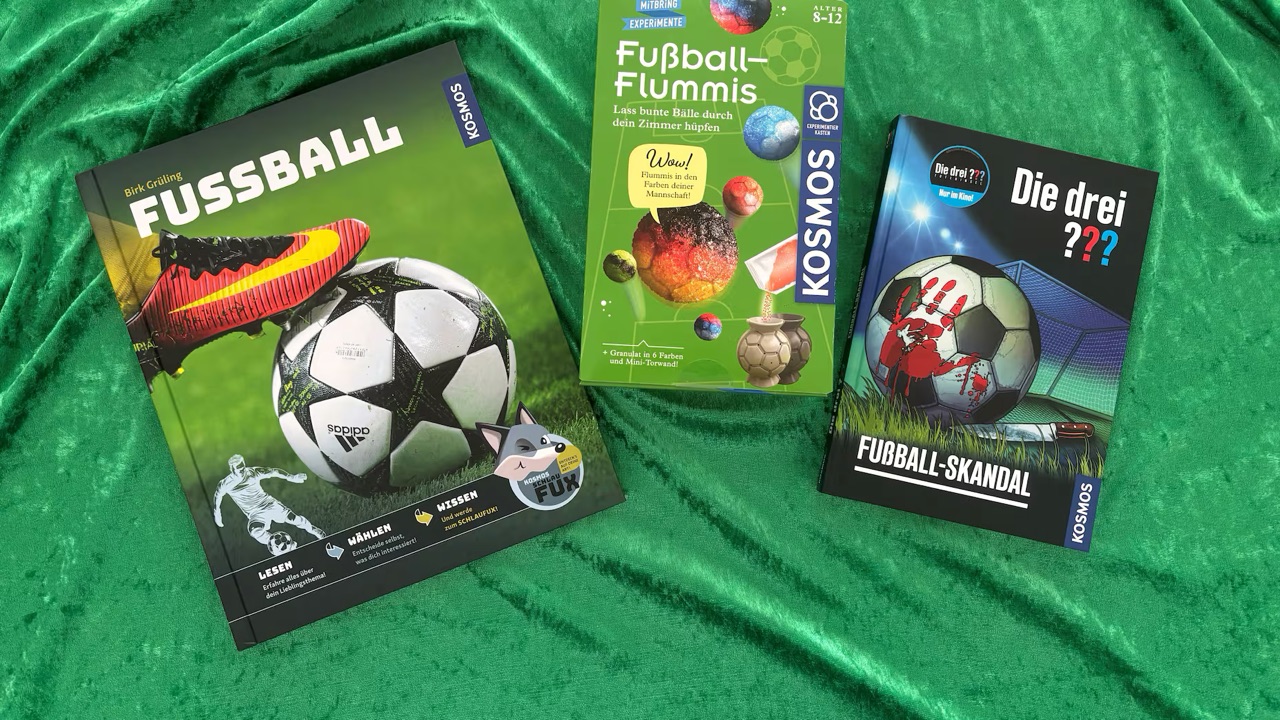GNZ - ???-Buch „Fußball-Skandal“, Fußball-Flummis, Schlaufuxx-Fußball-Wissen