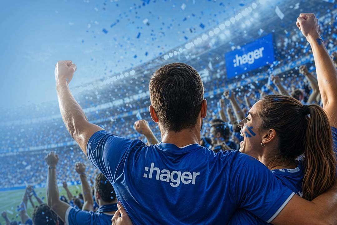 Hager Group - 1. Platz: PlayStation 5 inkl. EA Sports FC 26, 2. Platz: Nintendo Switch 2, 3.-5. Platz: Original Fußball der Weltmeisterschaft, Zusätzliche Verlosung: 3 x offizieller Fußball der Europameisterschaft 2024
