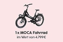 Hama - 1 MOCA E-Bike, 1 DFB Trikot, 1 Bluetooth Lautsprecher/Kopfhörer, 1 Smartwatch
