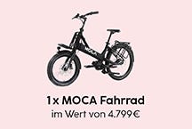 Hama - 1 MOCA E-Bike, 1 DFB Trikot, 1 Bluetooth Lautsprecher/Kopfhörer, 1 Smartwatch
