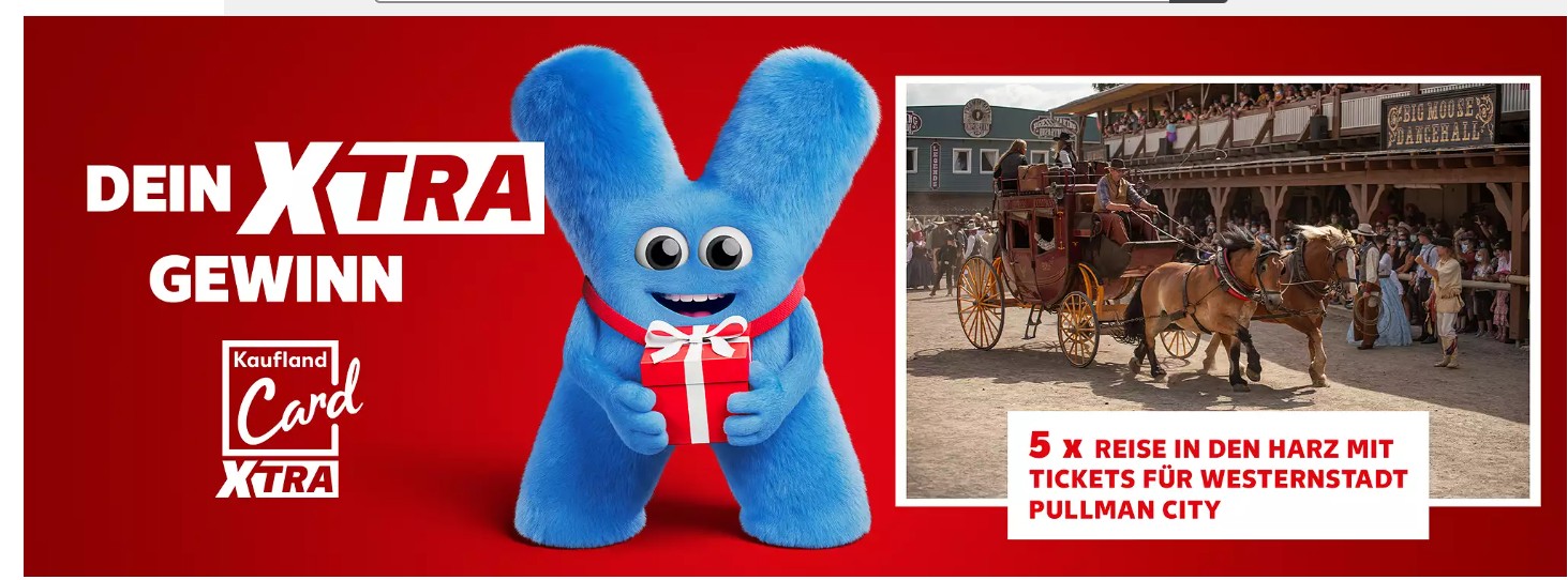 Kaufland - 5x1 Reise in den Harz inkl. Tickets für die Westernstadt Pullman City (Kaufland Card Extra - Produktkauf)